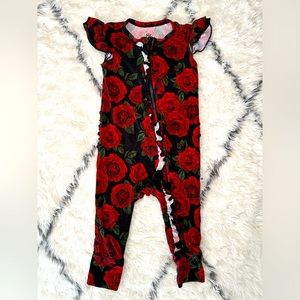 Bums & Roses Ruffle Romper